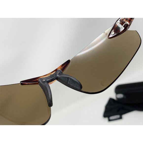 TIFOSI RIMLESS SUNGLASSES tortoise wrap mens - Picture 6 of 9